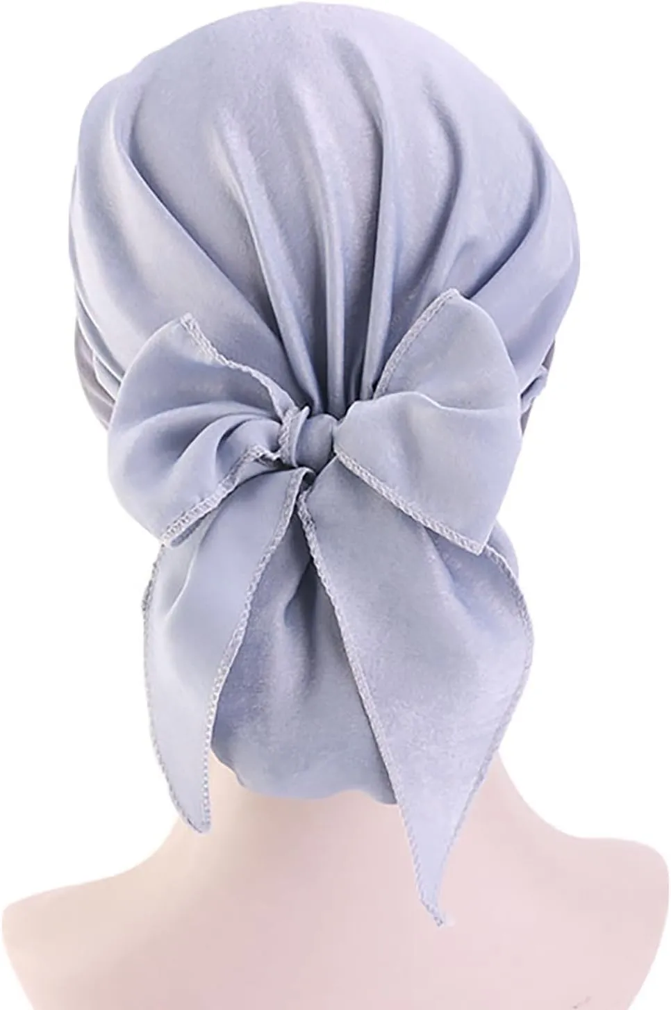 Chemo Headwear for Women 4 Pieces Pre Tied Head Scarf Beanie Skull Cover Cap