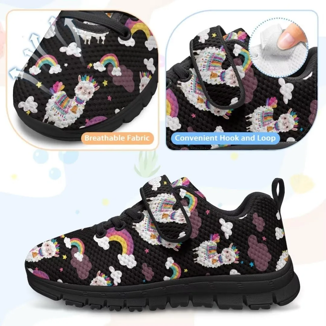 Children Sneakers Anti-Skid Sports Shoes Toddler One Strap Hook and Loop Sneakers for Camping Jogging