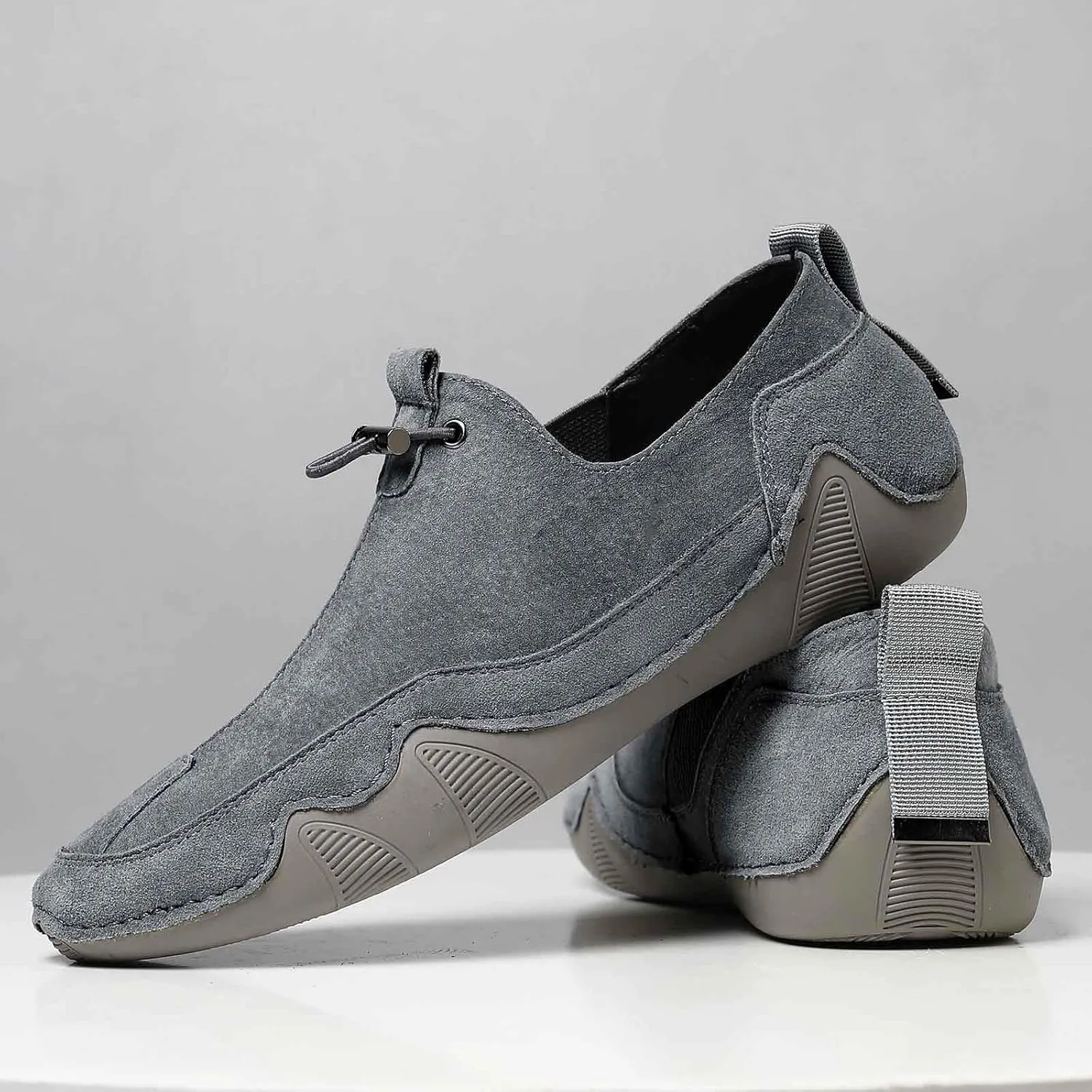 Chromatrail Comfortable Barefoot Walking Shoes Fashion Casual Lightweight Commute Shoes Slip-on Minimalist Shoe Men