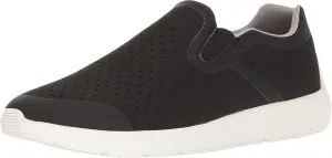 Clarks Men's Torset Easy Slip-On Sneaker,Black Textile/Mesh,US 12 M