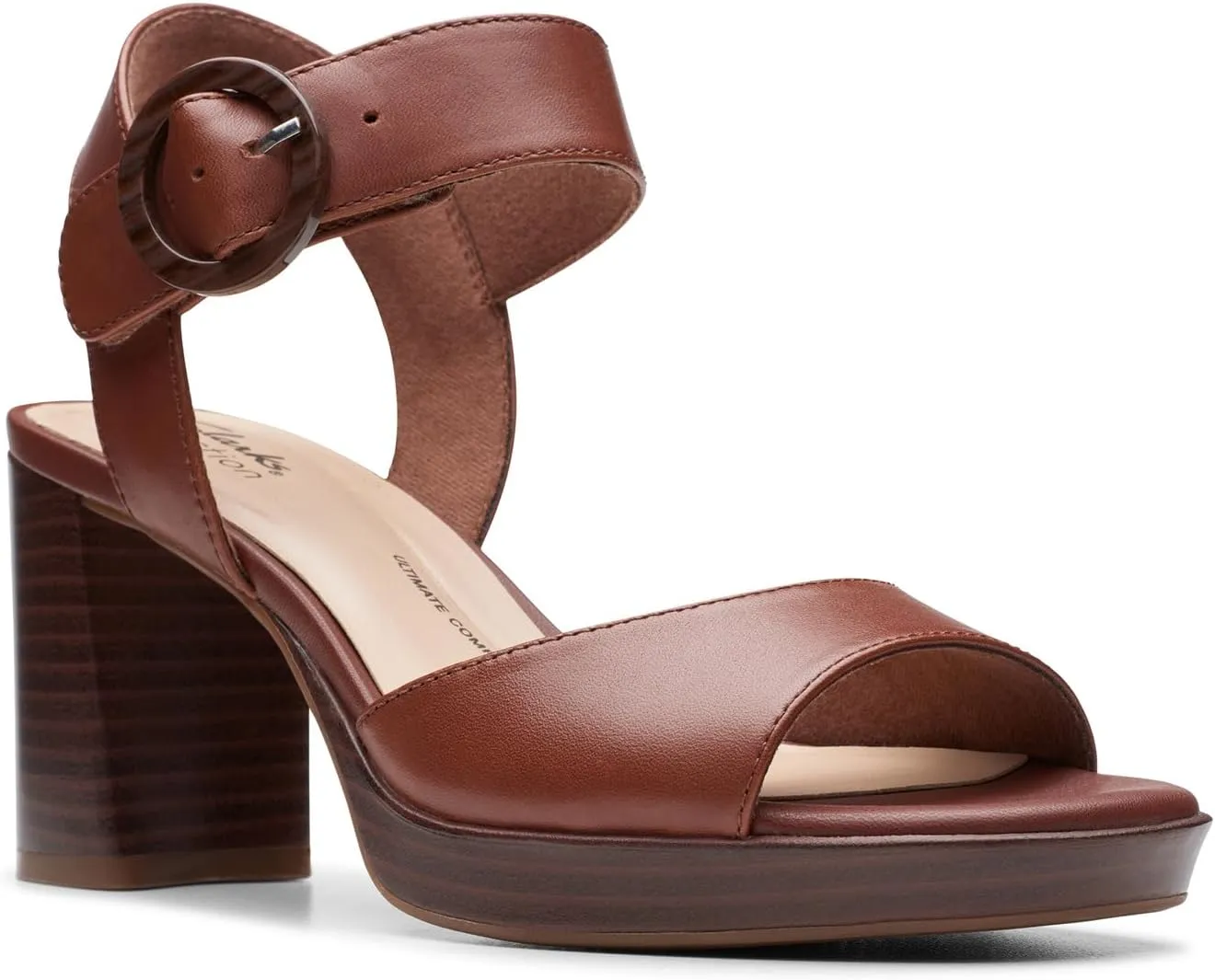 Clarks Women's AmbyrLyn Ruby Heeled Sandal
