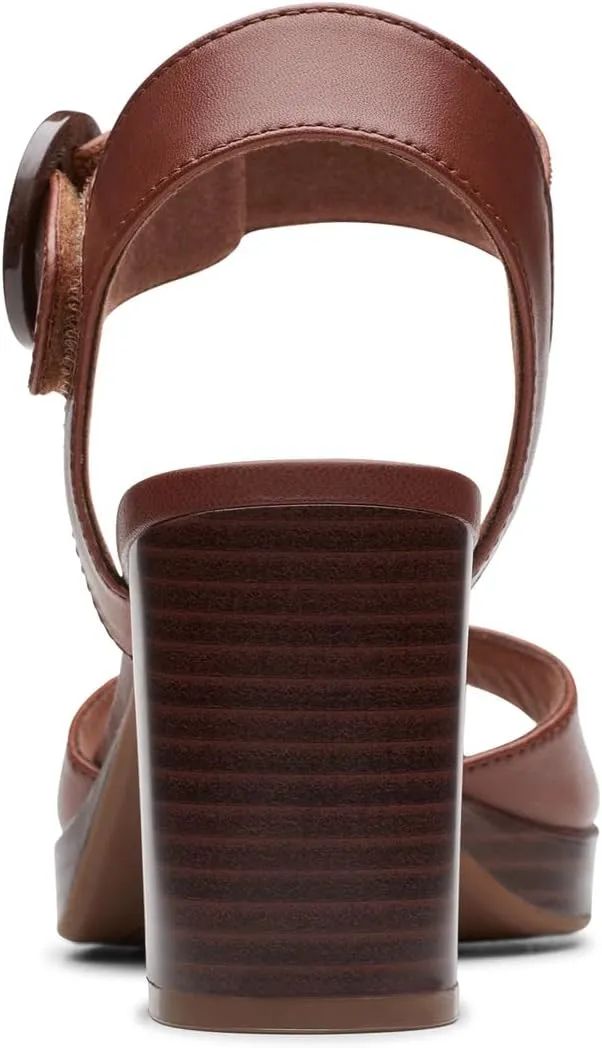 Clarks Women's AmbyrLyn Ruby Heeled Sandal