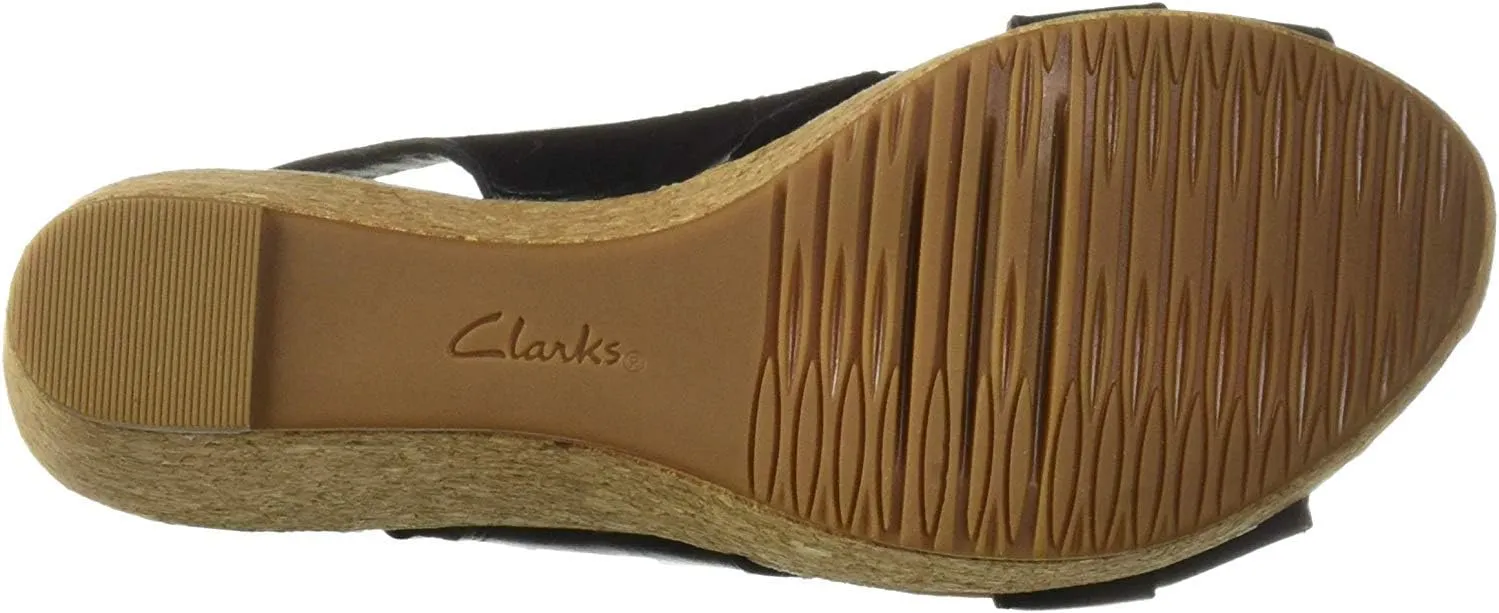 Clarks Women's Annadel Ivory Wedge Sandal