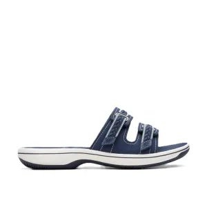 Clarks Women's Breezey Eve H Navy Sandals