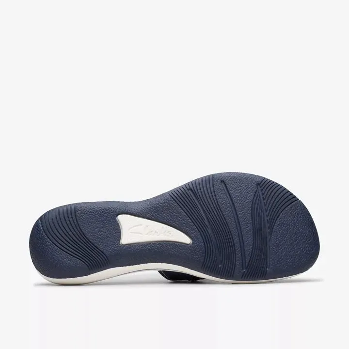 Clarks Women's Breezey Eve H Navy Sandals