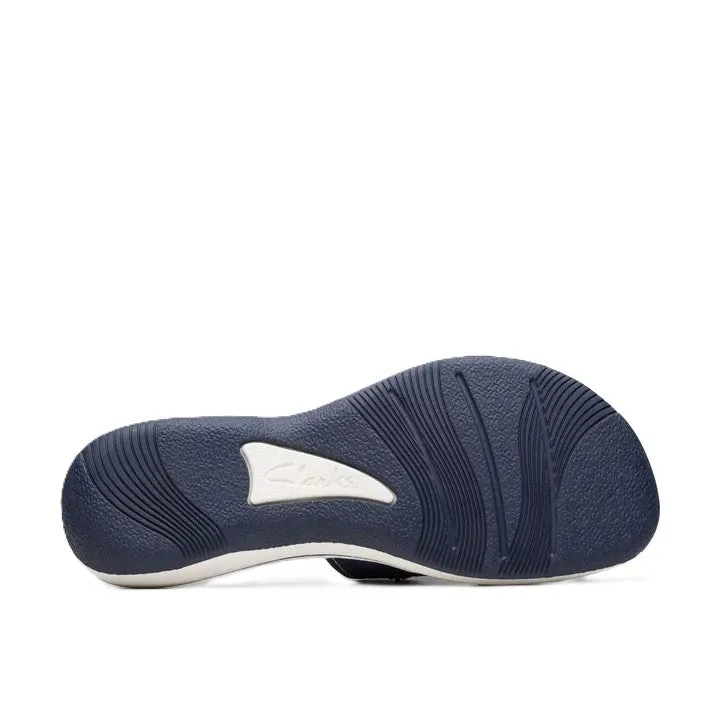 Clarks Women's Breezey Eve H Navy Sandals