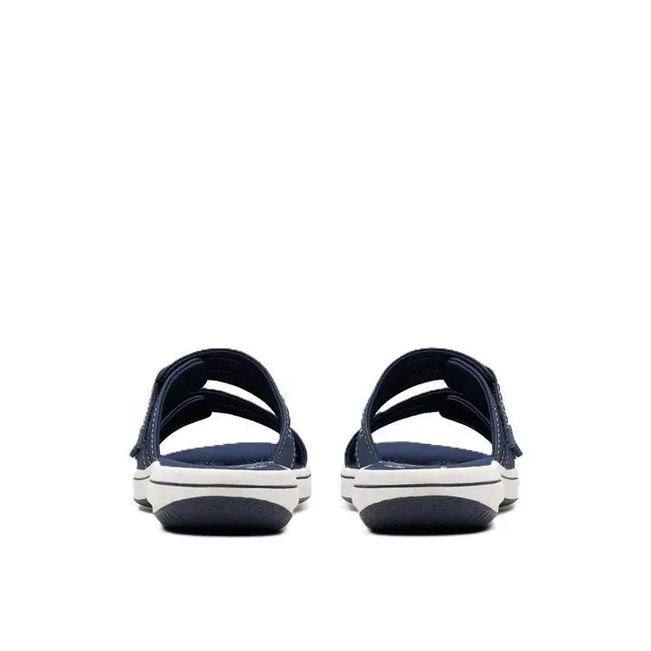 Clarks Women's Breezey Eve H Navy Sandals