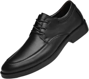 Classic Business Pointed Toe Leather Shoes Men's Luxury Dress Shoes Elegant Wedding Prom Non Slip Oxford Comfortable Slip On Fashion Genuine Leather