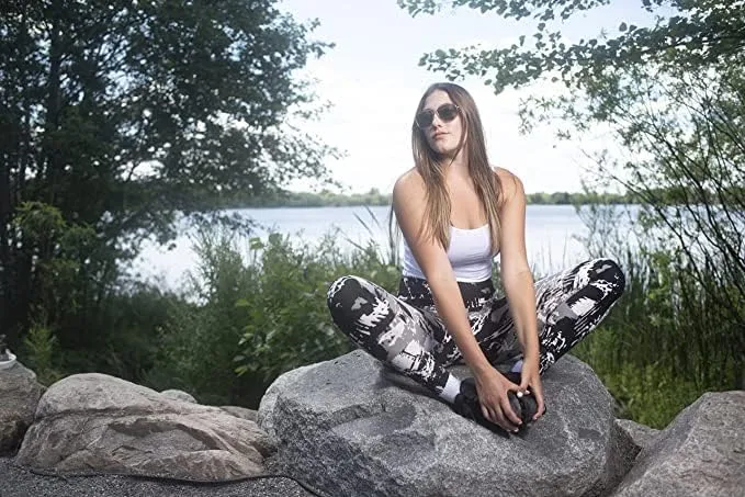 COMFY FOREVER Leggings for Women W/5' High Waist Tummy Control Ankle Length Pants