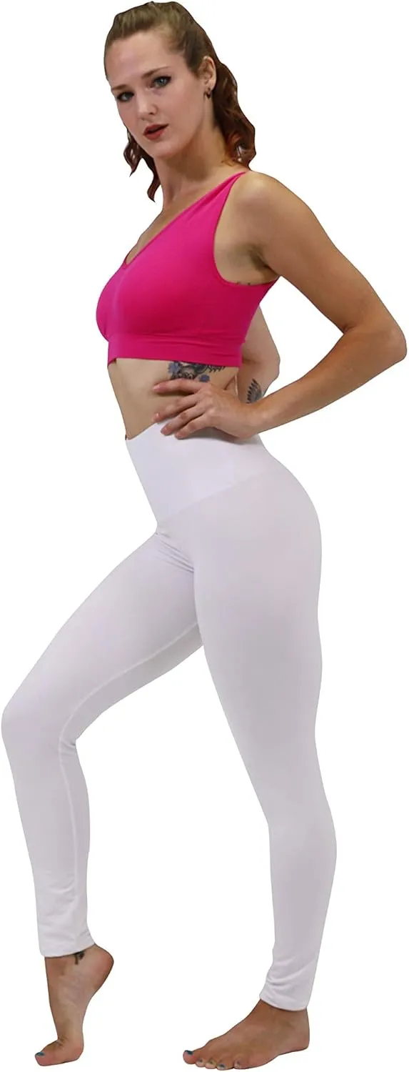 COMFY FOREVER Leggings for Women W/5' High Waist Tummy Control Ankle Length Pants
