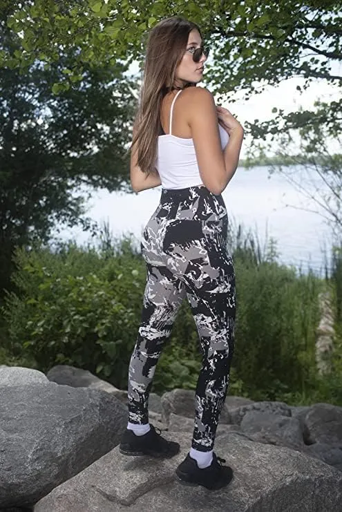 COMFY FOREVER Leggings for Women W/5' High Waist Tummy Control Ankle Length Pants