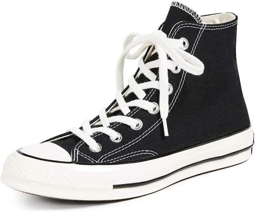 Converse All Star '70s High Top Unisex Sneakers, Black, 8 US Women/6 US Men