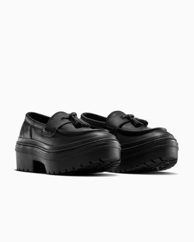 CONVERSE Ct As Lugged Heel Loafer Ox Black A14707C Women (LF)