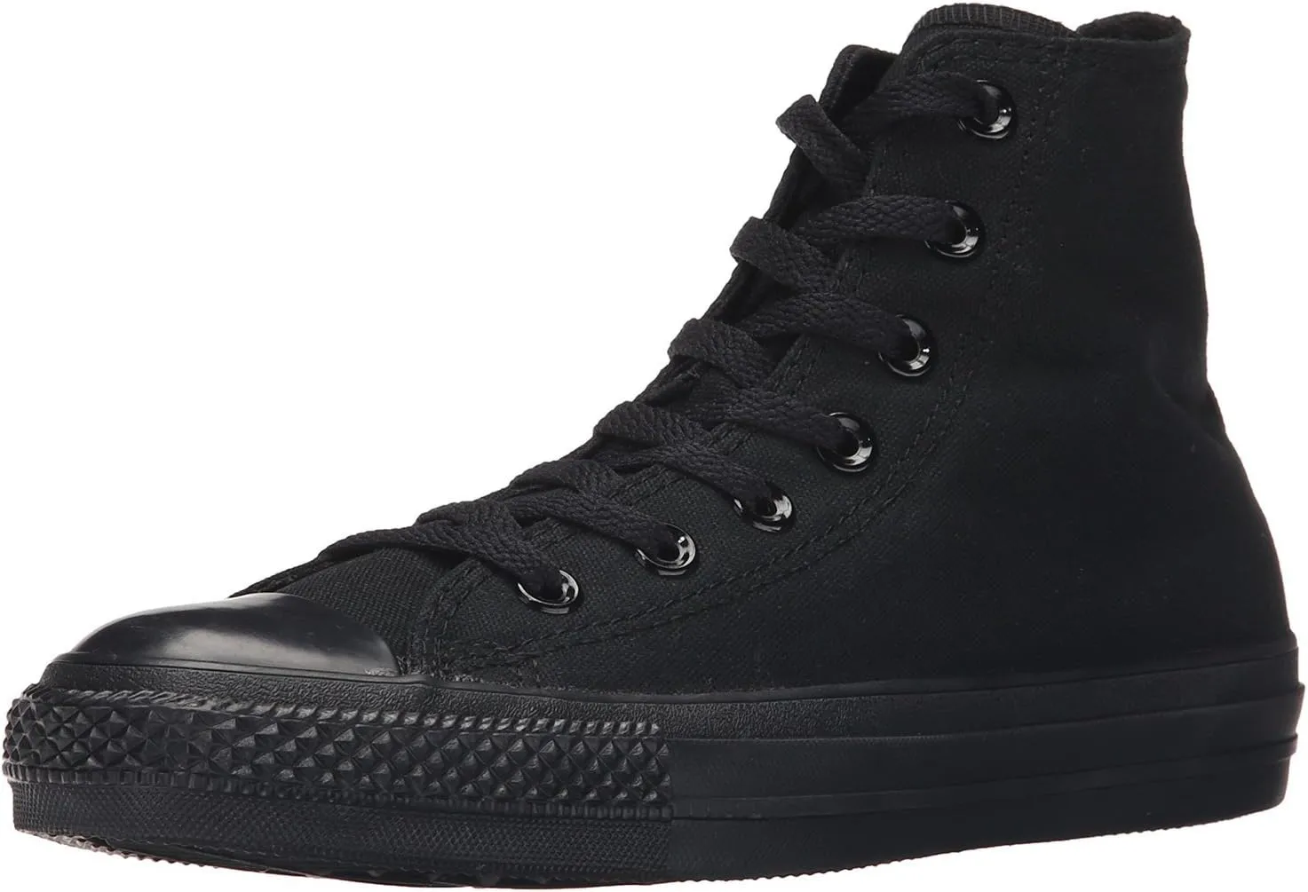 Converse Unisex-Adult Chuck Taylor All Star High Top Sneaker, Black Monochrome, 9.5 M US