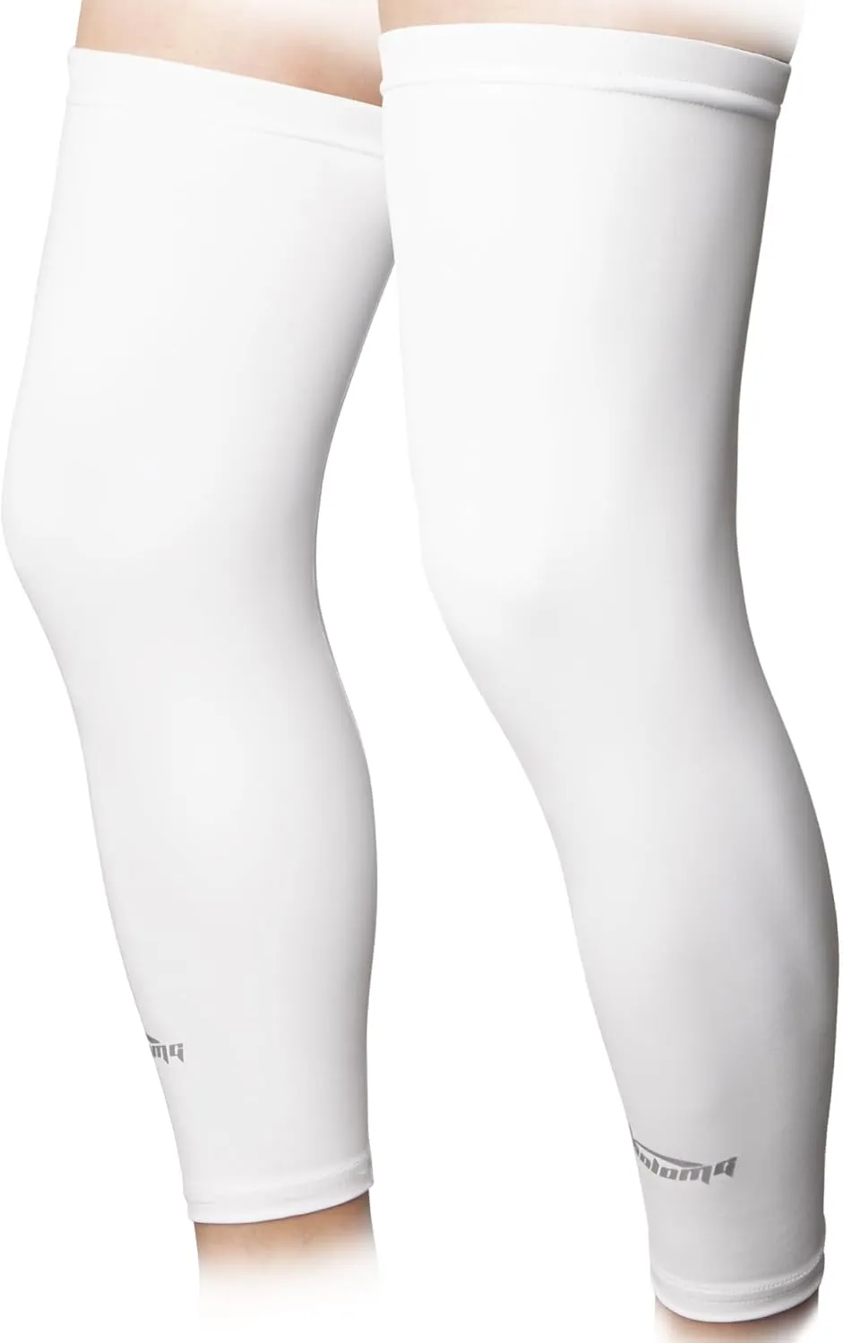 COOLOMG Sports Compression Leg Sleeve Basketball Football Long Knee Protection Knee Brace Undersleeve for Men & Women Youth