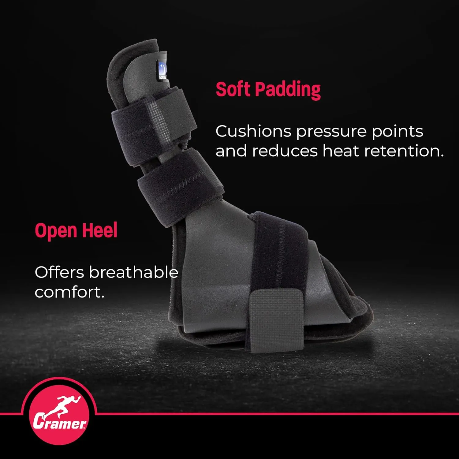 Cramer Dorsal Night Splint for Effective Relief From Plantar Fasciitis Pain, Arch Foot Pain, Slip Resistant Sleep Support, Comfortable Alternative to Posterior Splint for Plantar Fascia Relief, Large