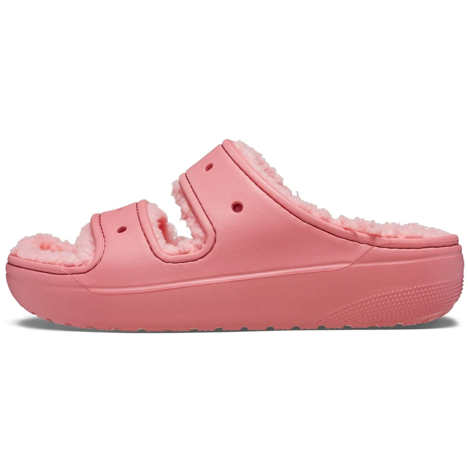 Crocs Classic Cozzzy Thermoplastic Women's Hot Blush Sandals