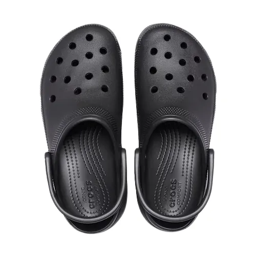 Crocs Ladies Classic Platform Clogs - 206750 - Black