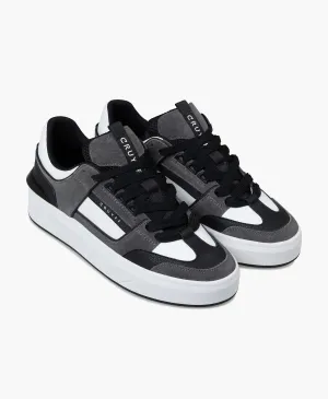 Cruyff Kickturn Leather Men's Mid Grey/White Trainers