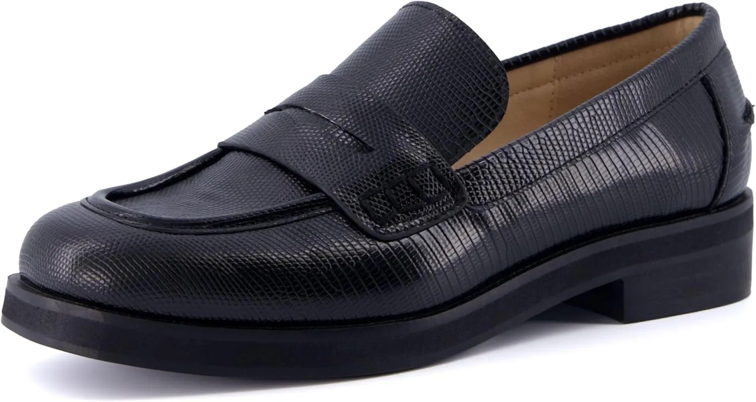 CUSHIONAIRE Women's Charade Penny Loafer  Memory Foam, Wide Widths Available