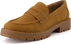 CUSHIONAIRE Women's Curtis Slip on Loafer  Memory Foam, Wide Widths Available