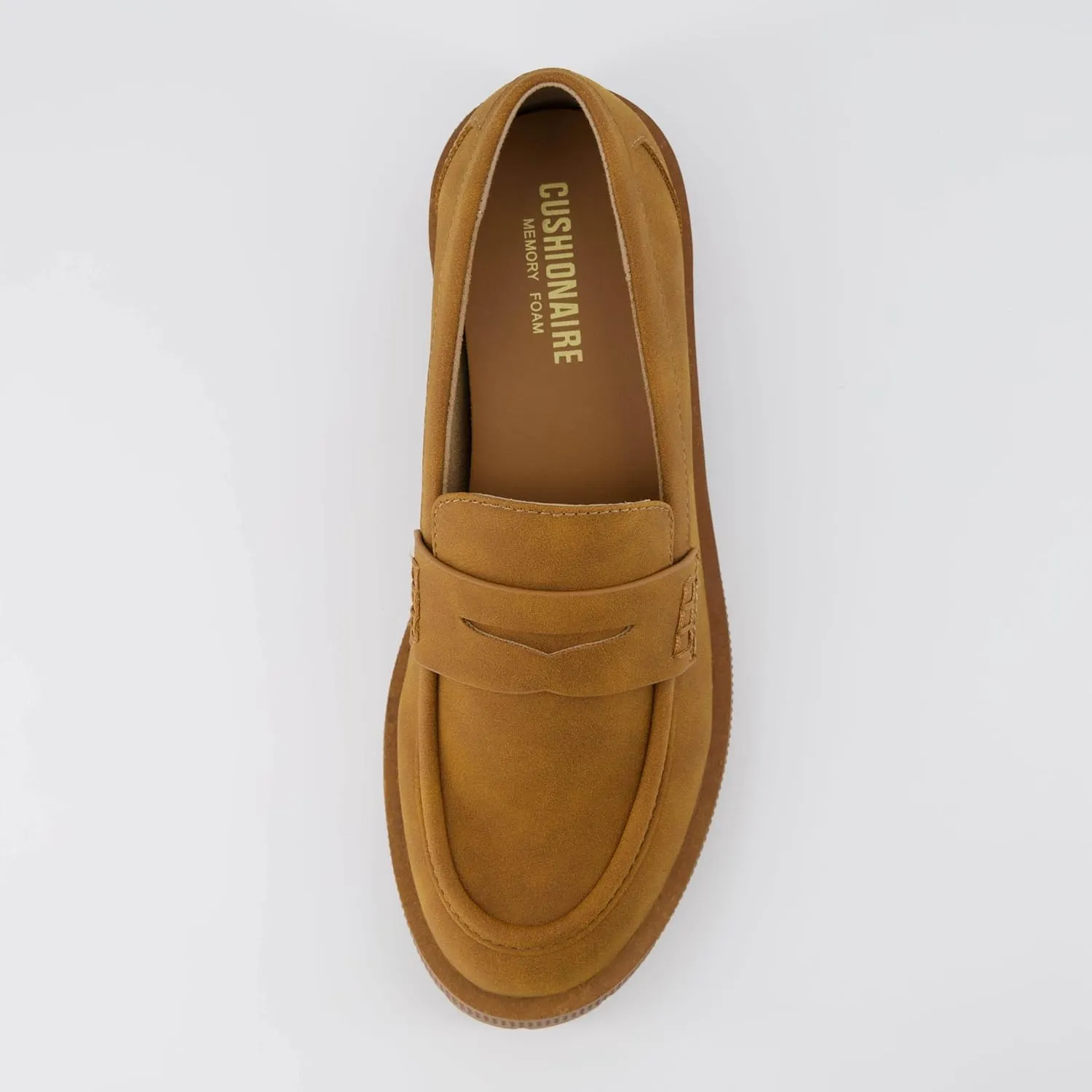 CUSHIONAIRE Women's Curtis Slip on Loafer  Memory Foam, Wide Widths Available
