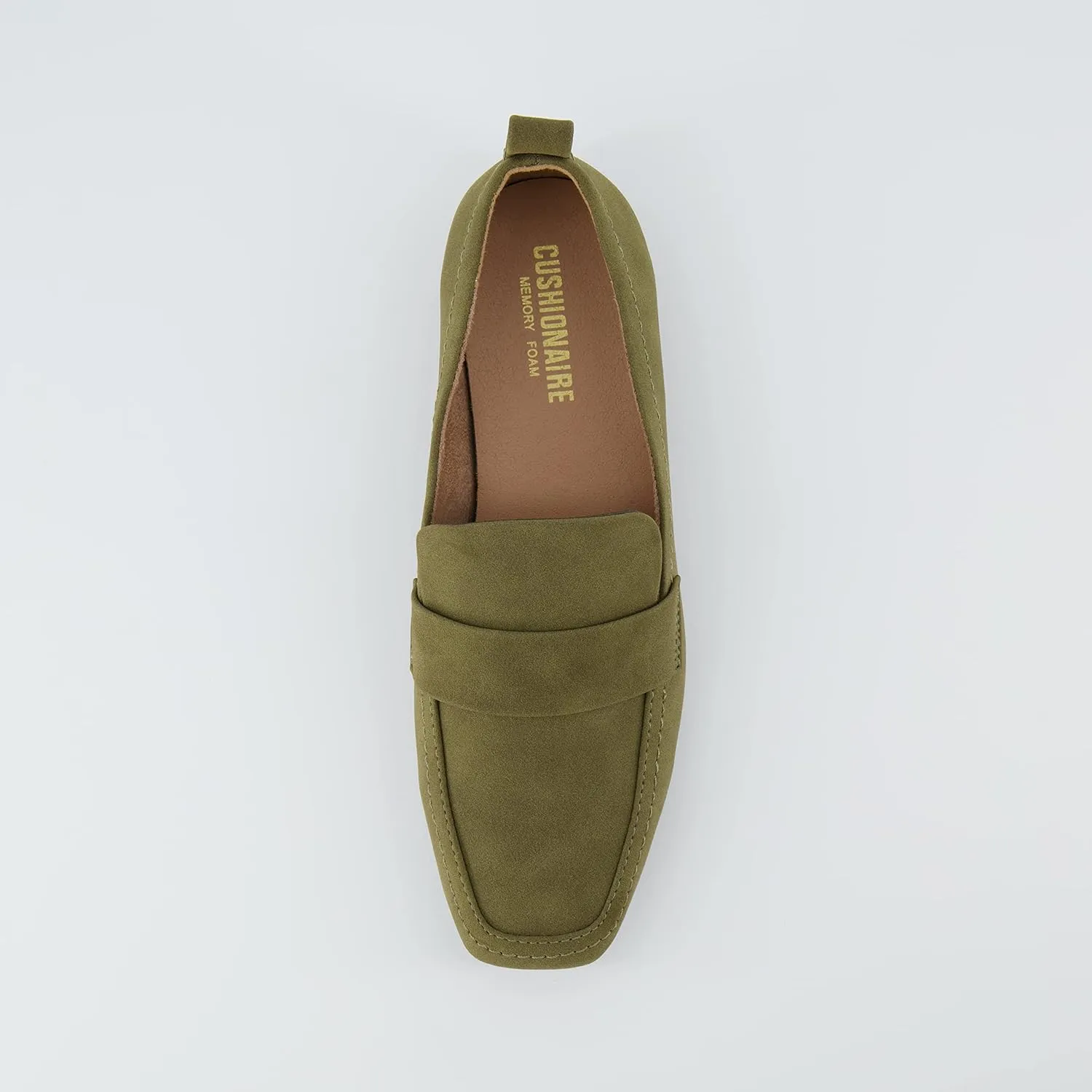 CUSHIONAIRE Women's Gramercy Slip on Loafer  Memory Foam, Wide Widths Available