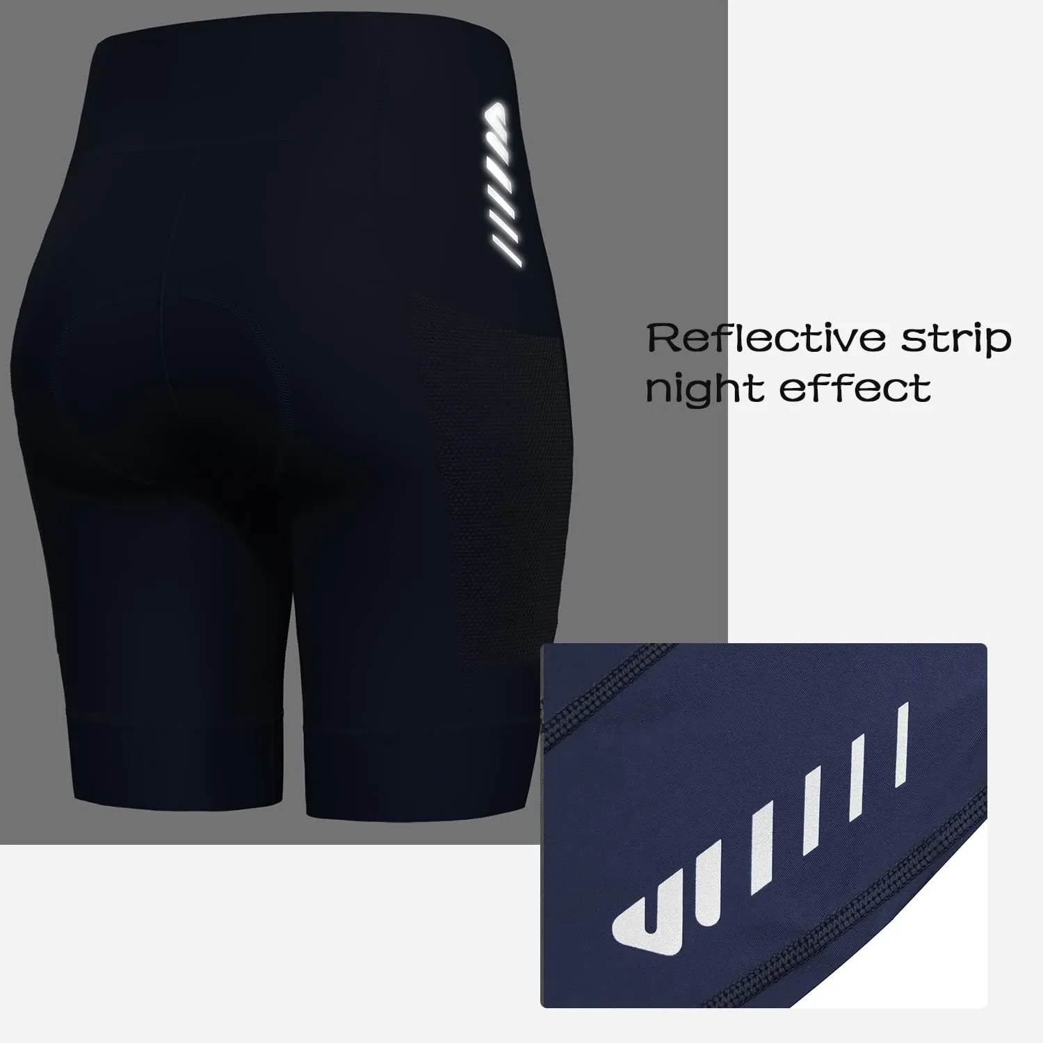Cycling Shorts Women Padded Bike Shorts Womens with Padding 3D Gel Pad Bicycle Biking Cargo High Waist Ergonomic