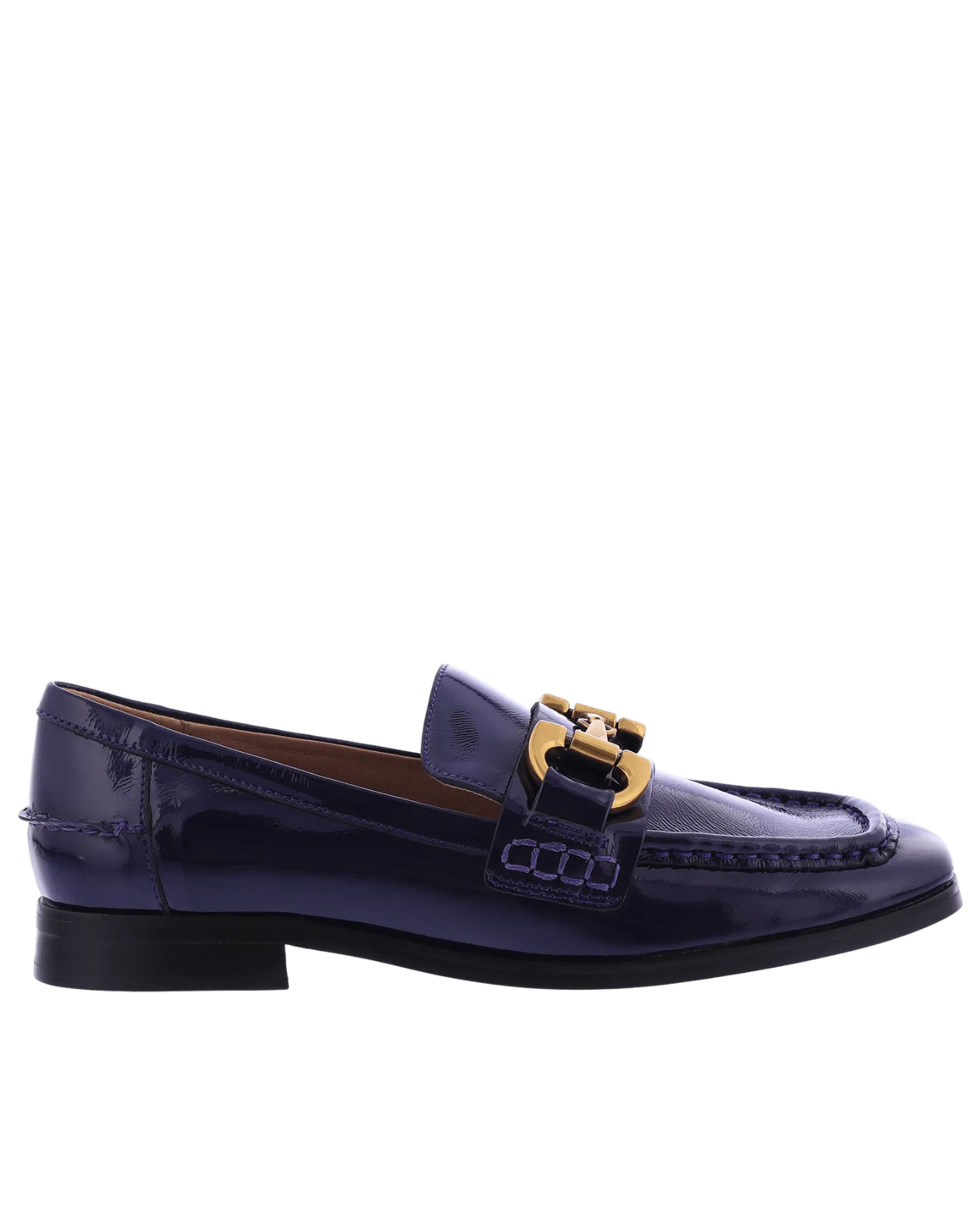 Dames Drew Naplack Loafer Blauw