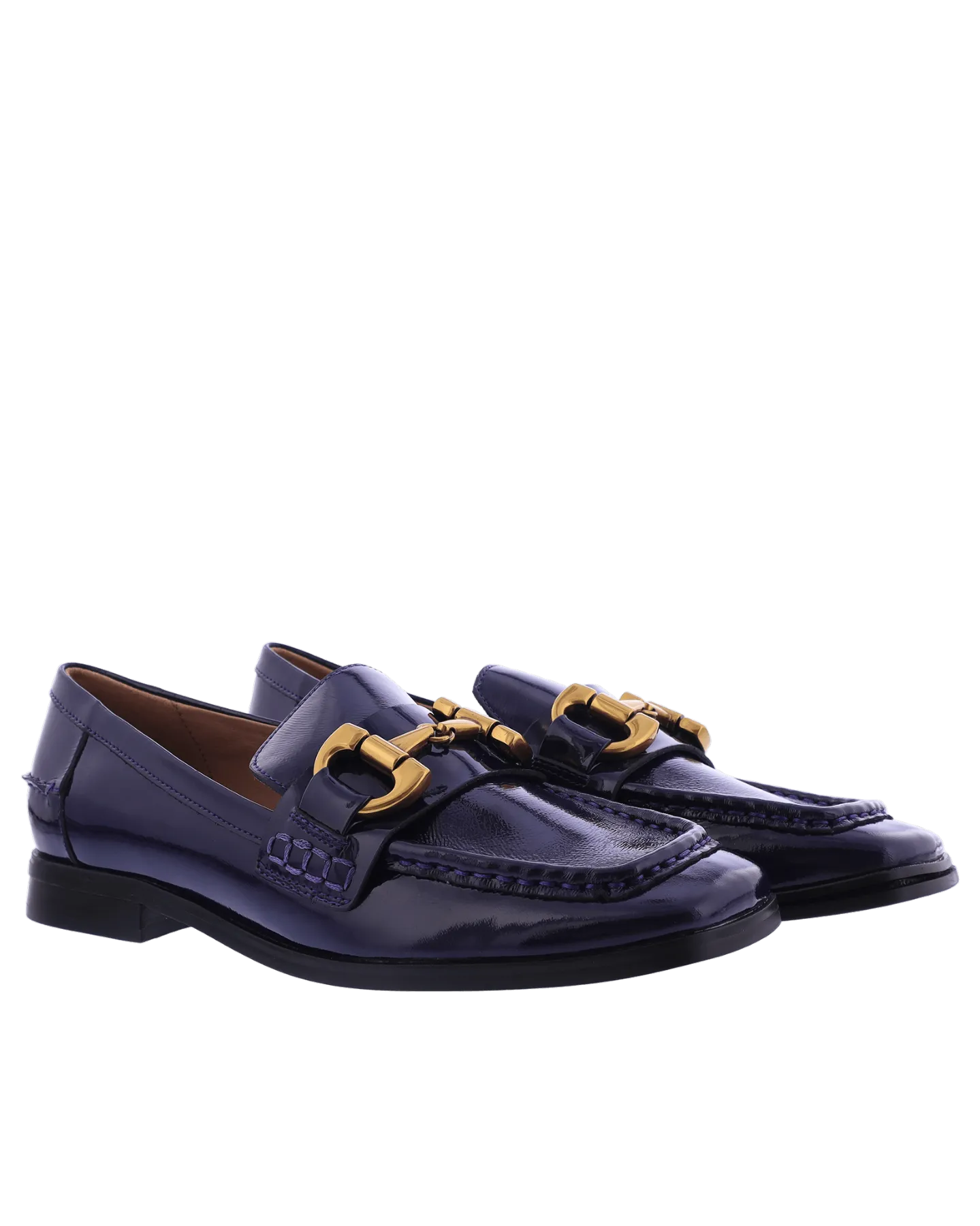 Dames Drew Naplack Loafer Blauw