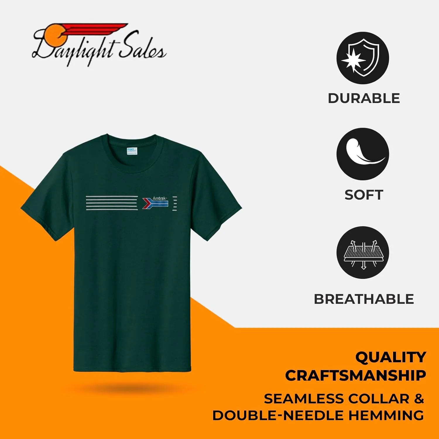 Daylight Sales BNSF Railroad Swish Logo Tee Shirts [tee48]