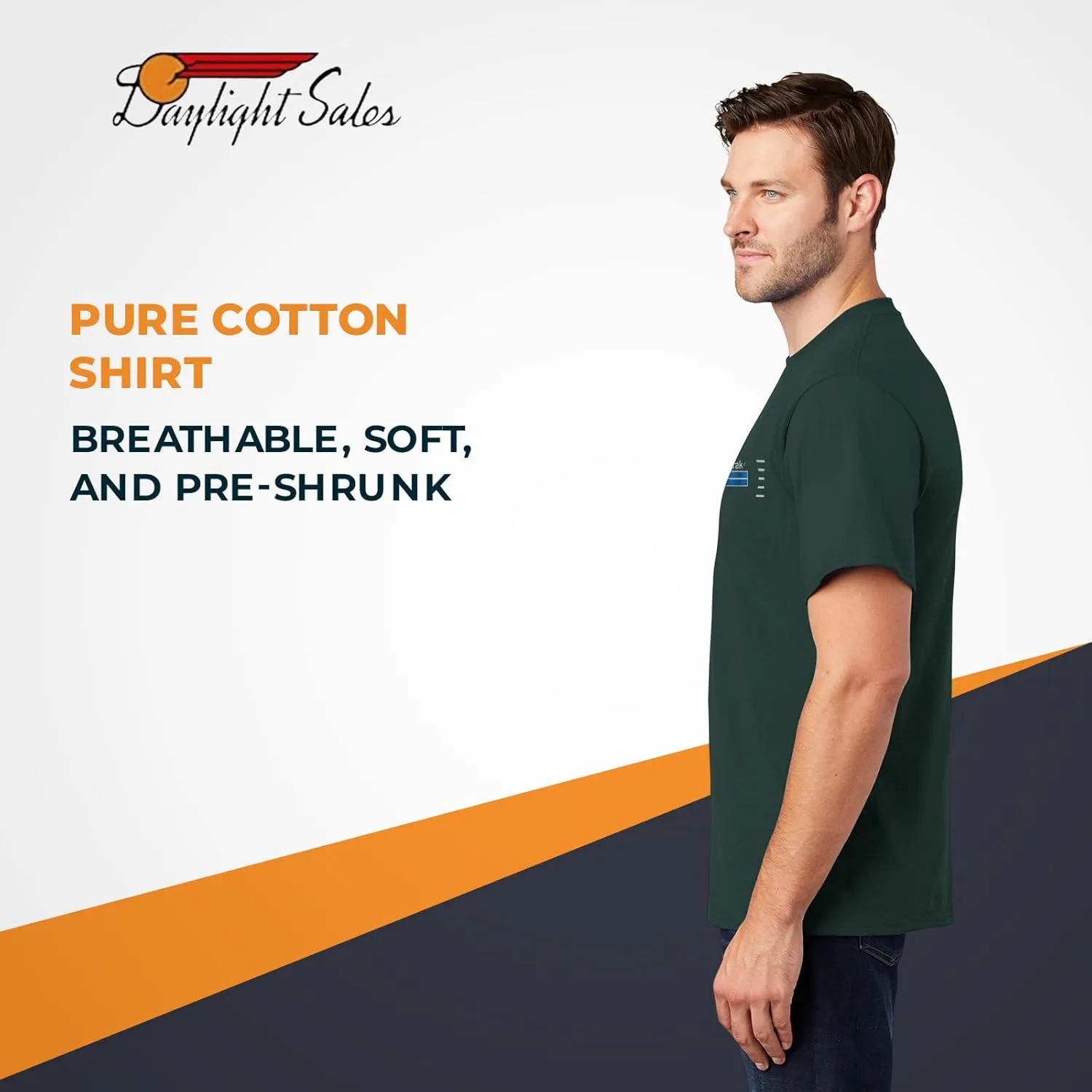 Daylight Sales BNSF Railroad Swish Logo Tee Shirts [tee48]