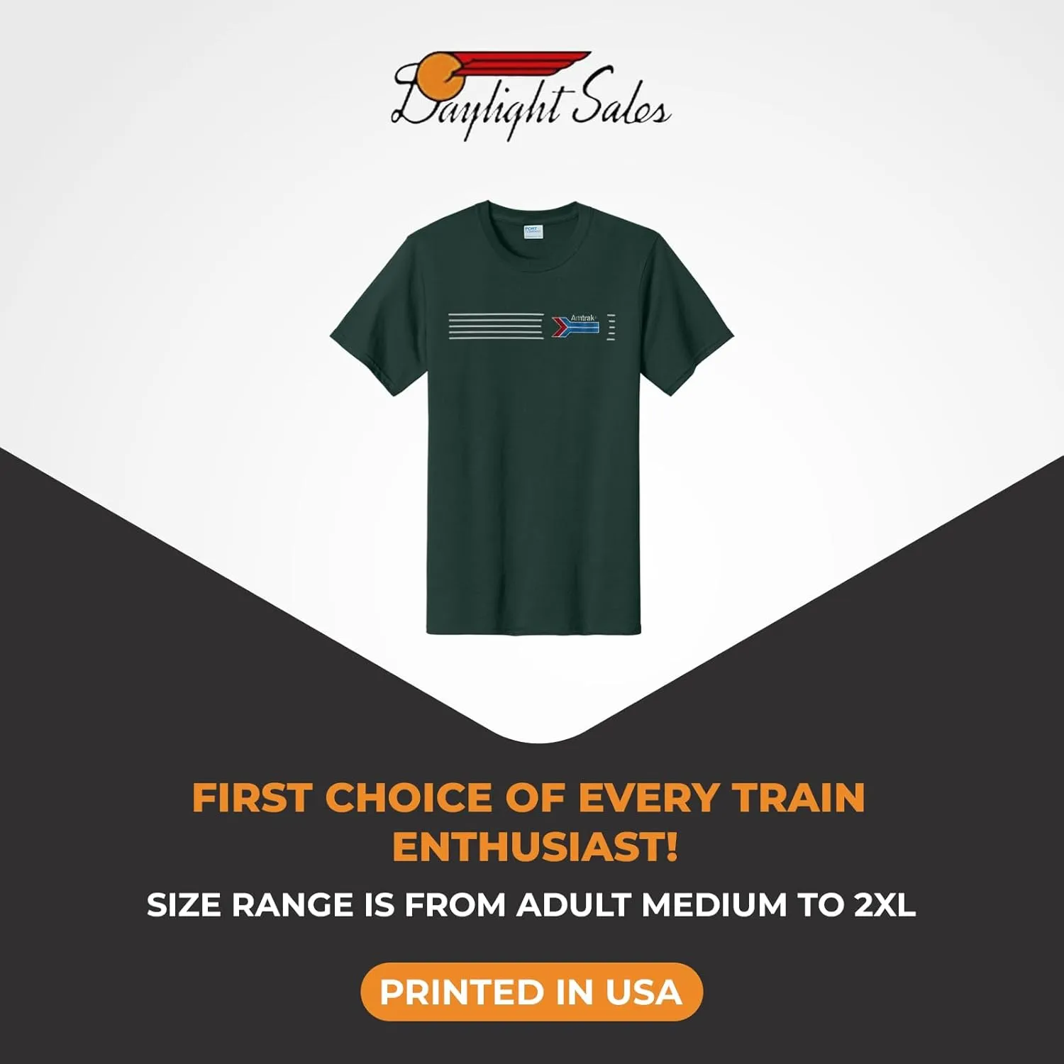 Daylight Sales BNSF Railroad Swish Logo Tee Shirts [tee48]