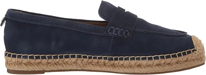 Detailed Toe Hudson Sam Slip Discounted rates Kai Cork Blue Loafers Instant On Espadrille Edelman Rounded