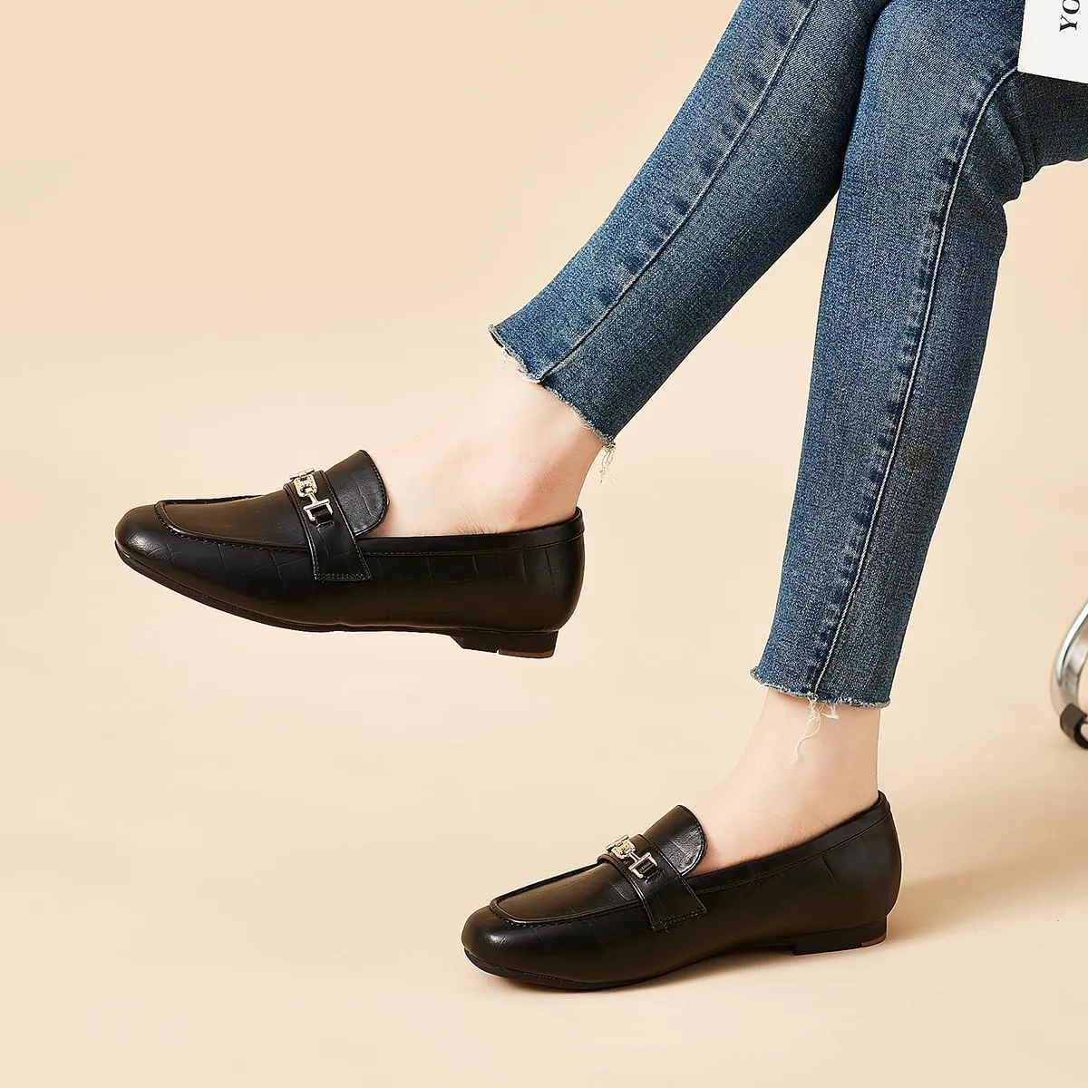 DeYashopin Women's Loafer Shoes Leisure Slip On Work Shoes Comfort Walking Flats