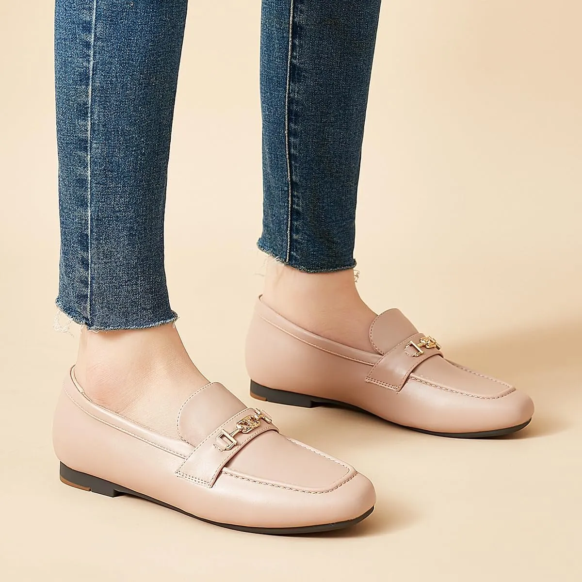 DeYashopin Women's Loafer Shoes Leisure Slip On Work Shoes Comfort Walking Flats