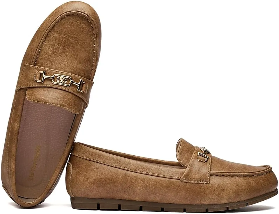 DeYashopin Women's Loafer Shoes Leisure Slip On Work Shoes Comfort Walking Flats
