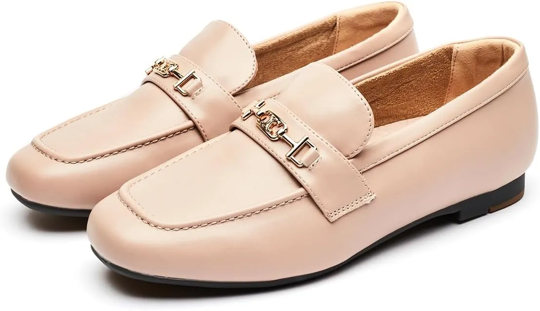 DeYashopin Women's Loafer Shoes Leisure Slip On Work Shoes Comfort Walking Flats