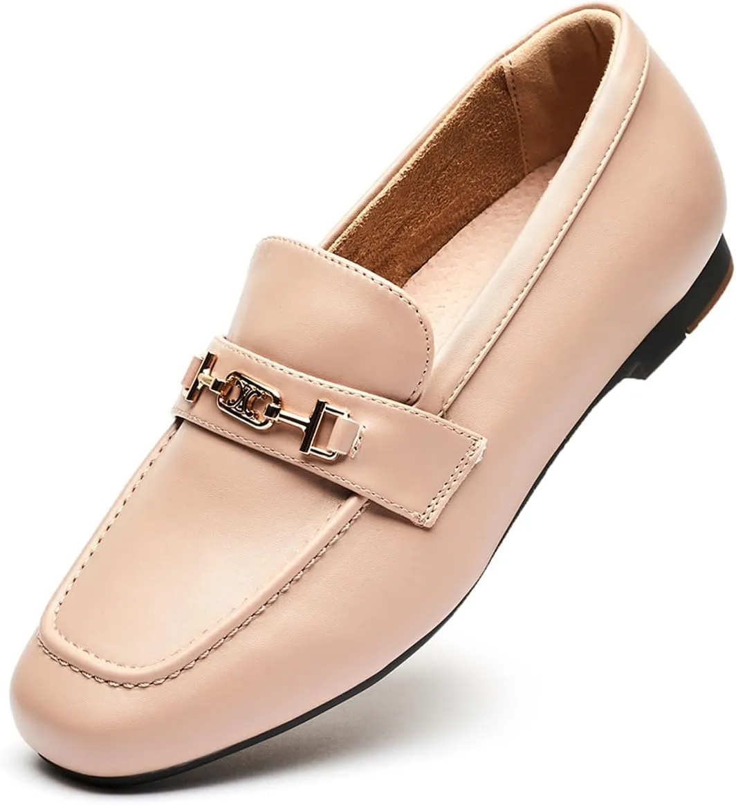 DeYashopin Women's Loafer Shoes Leisure Slip On Work Shoes Comfort Walking Flats