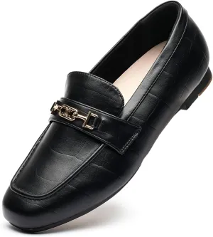 DeYashopin Women's Loafer Shoes Leisure Slip On Work Shoes Comfort Walking Flats
