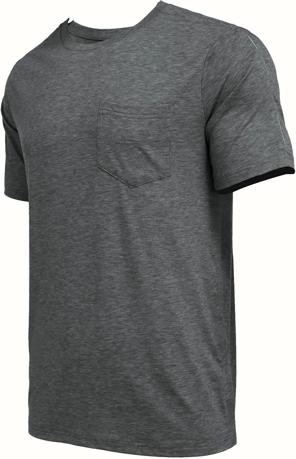 Deyeek Men's Post Shoulder Surgery Shirts Recovery Tear Away Short Sleeve Full Open Side Snap Adaptive Chemo Clothing