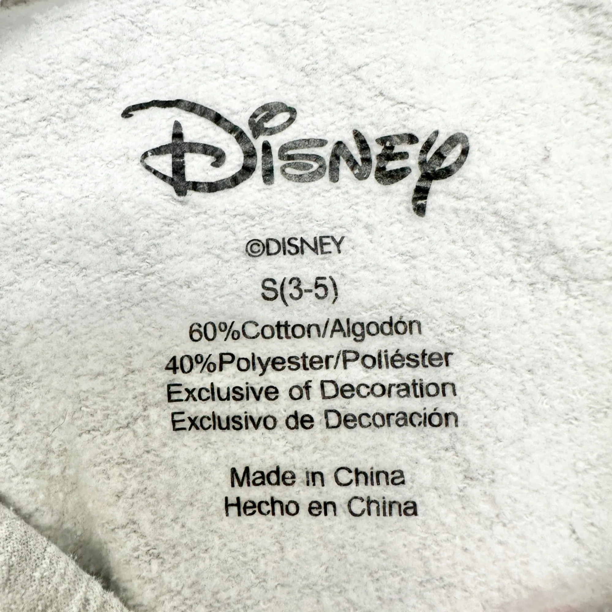 Disney Cropped Hoodie Juniors S (3-5) Gray Mickey Mouse EUC