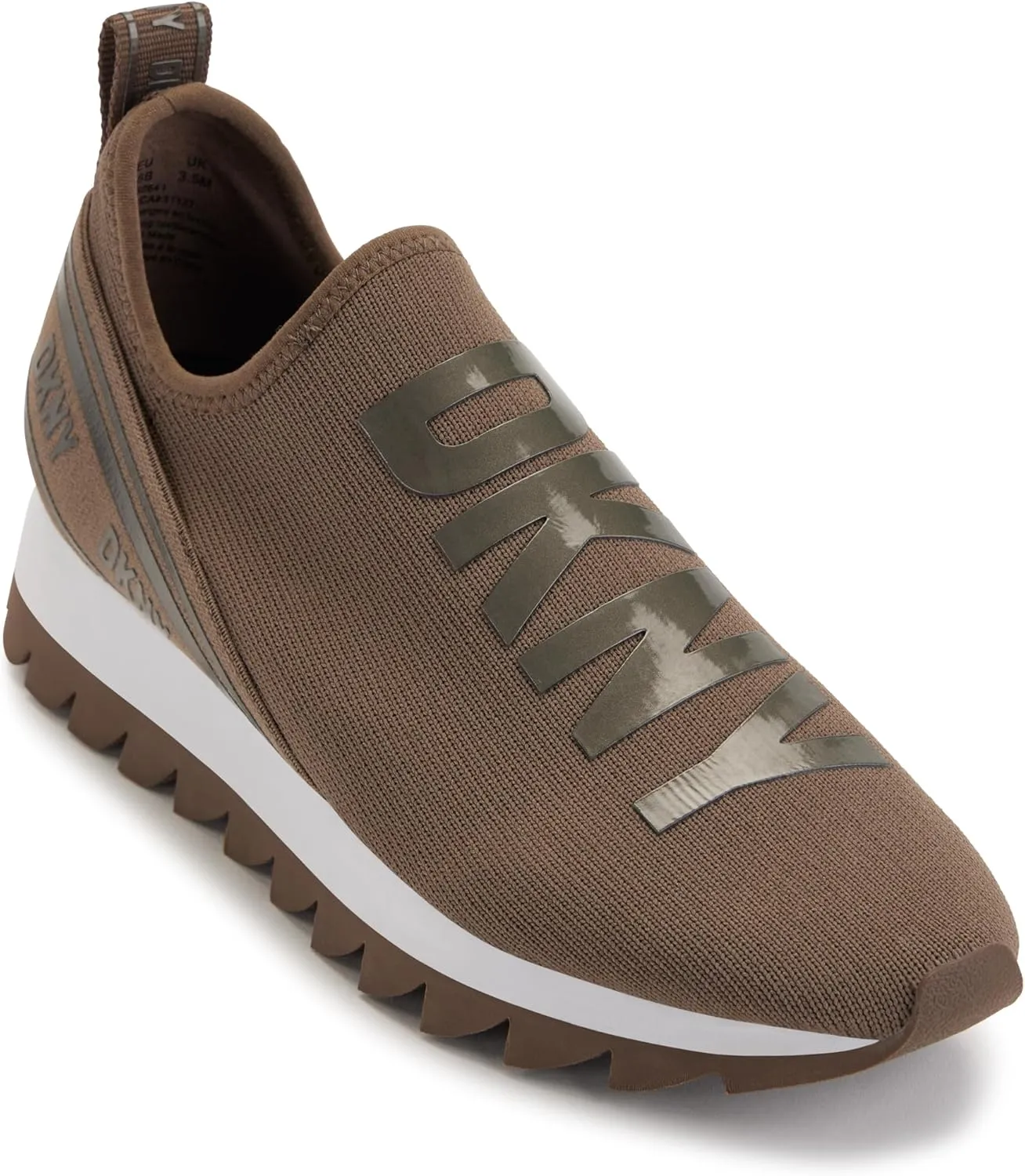 DKNY Women's Abbi Logo Slip-on Running Sneaker