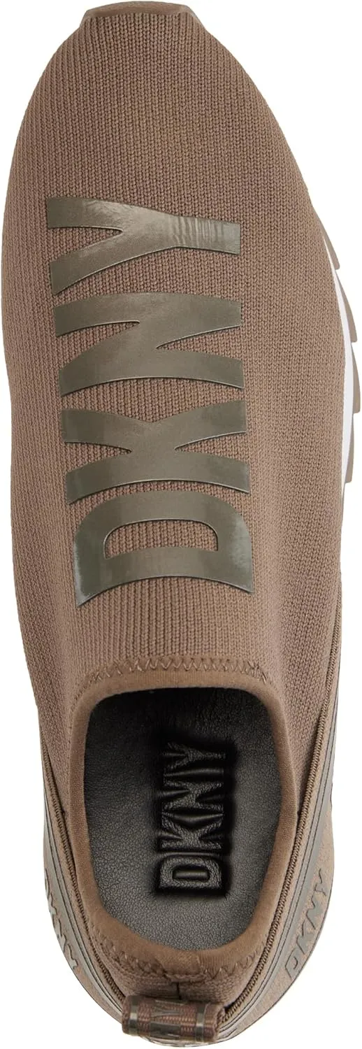 DKNY Women's Abbi Logo Slip-on Running Sneaker