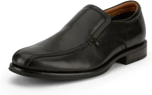 Dockers Mens Greer Dress Run Off Loafer Shoe, Black, 8 W