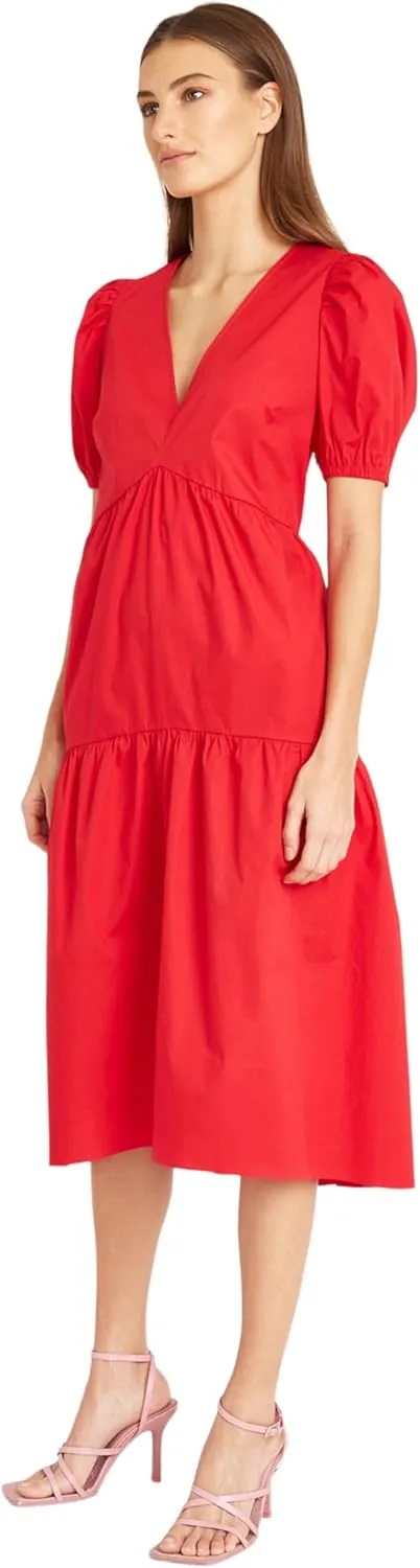Donna Morgan Versatile V-Neck Empire Waist Pockets | Summer Dresses for Women