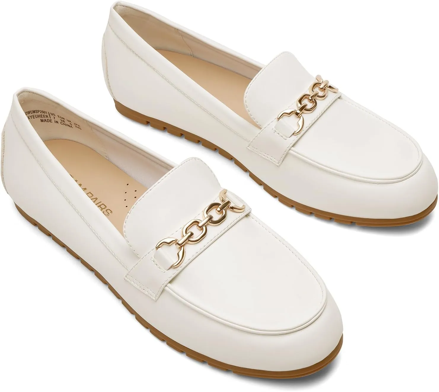 DREAM PAIRS Loafers for Women Casual Comfortable Slip On Flat Shoes Lightweight Leisure Work Shoes Comfort Walking Shoes
