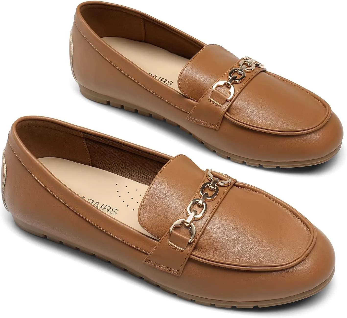 DREAM PAIRS Loafers for Women Casual Comfortable Slip On Flat Shoes Lightweight Leisure Work Shoes Comfort Walking Shoes