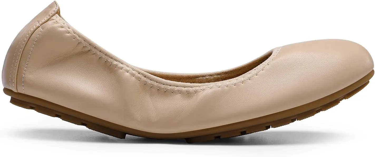 DREAM PAIRS Women’s Ballet Flats Foldable Round Toe Dressy Comfortable Slip On Dress Shoes