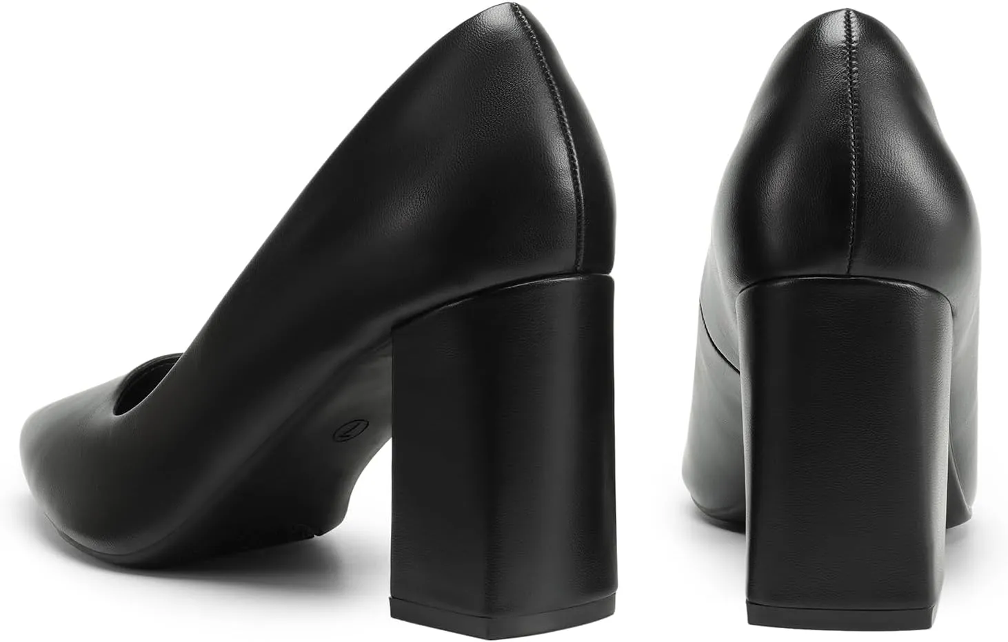 DREAM PAIRS Women's High Chunky Pointed Closed Toe Block Heels Wedding Classic Slip On Dress Pumps Shoes